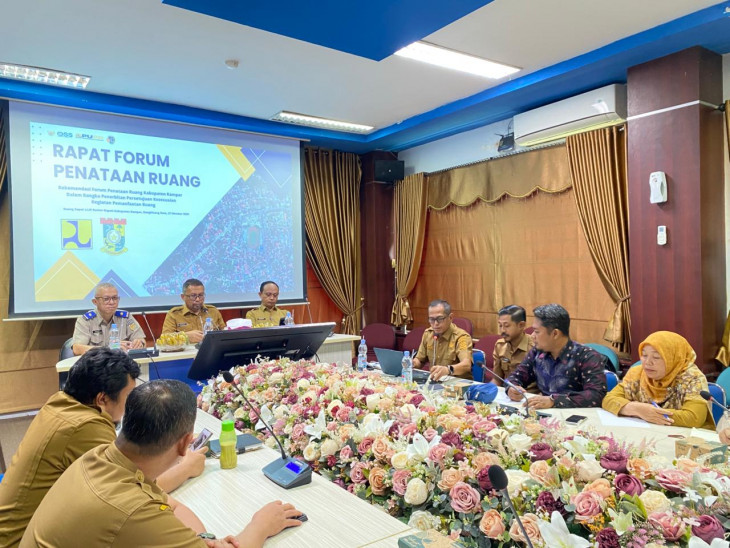 Wujudkan Tata Ruang Terarah, Forum Penataan Ruang Kabupaten Kampar Bahas Rekomendasi PKKPR