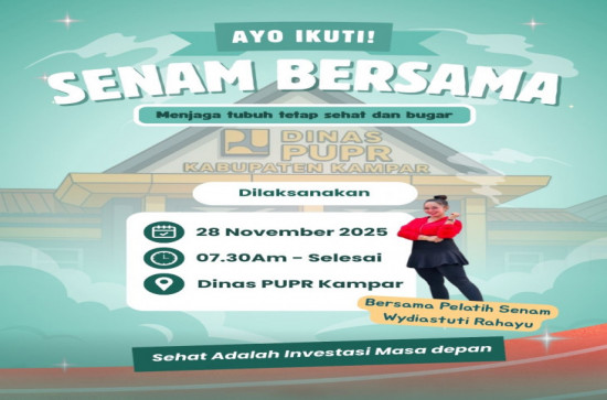 Ayo Ikuti Senam Bersama 28 November 2025