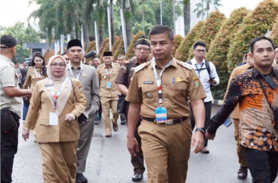 Bupati dan Wakil Bupati Kampar Menghadiri Rapat Koordinasi Nasional Tahun 2026