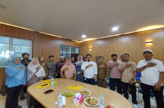 Serah Terima Kegiatan SPAM-BM dan SPALD TA. 2025 di Dinas PUPR Kampar